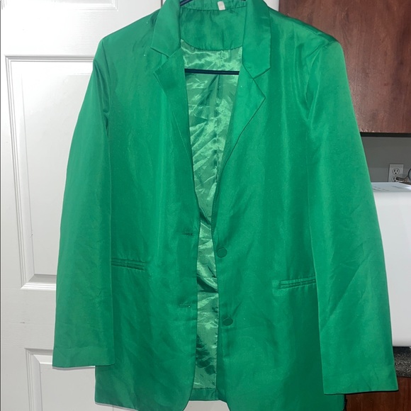 SHEIN Vibrant Green Blazer - Picture 4 of 4